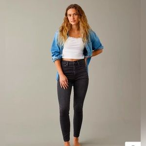 American Eagle | Luxe Stretch | BFF Jegging | Black | High Rise